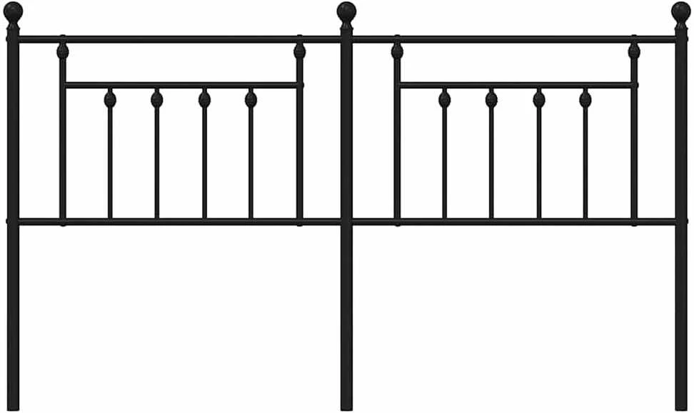 Metalinis galvūgalis, juodos spalvos, 160cm