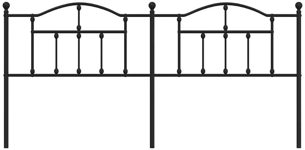 Metalinis galvūgalis, juodos spalvos, 200cm