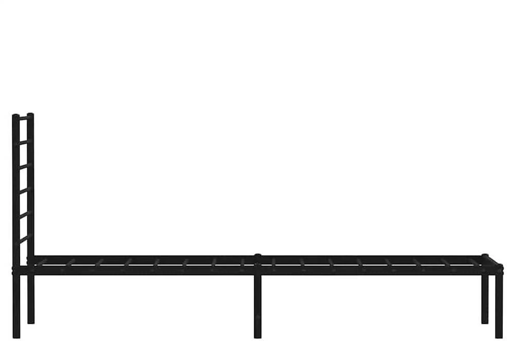Lova Metalinis lovos rėmas su galvūgaliu, juodos spalvos, 107x203cm