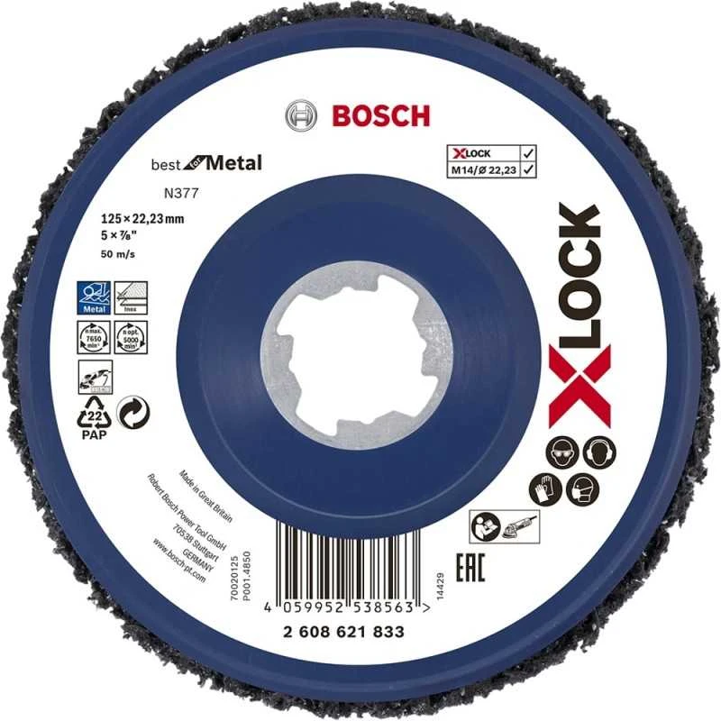 Bosch X-LOCK Valymo diskas N377 Metal, Ø125mm