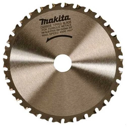 Makita T.C.T. pjūklas SPECIALIZED 160X1.6X20mm 0° T46 A-86658 T.C.T • 160 x20 mm • T46 • 0° • Metalui