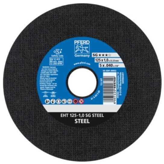 Metalo pjovimo diskas PFERD EHT Ø125x1,0mm A60 S SG