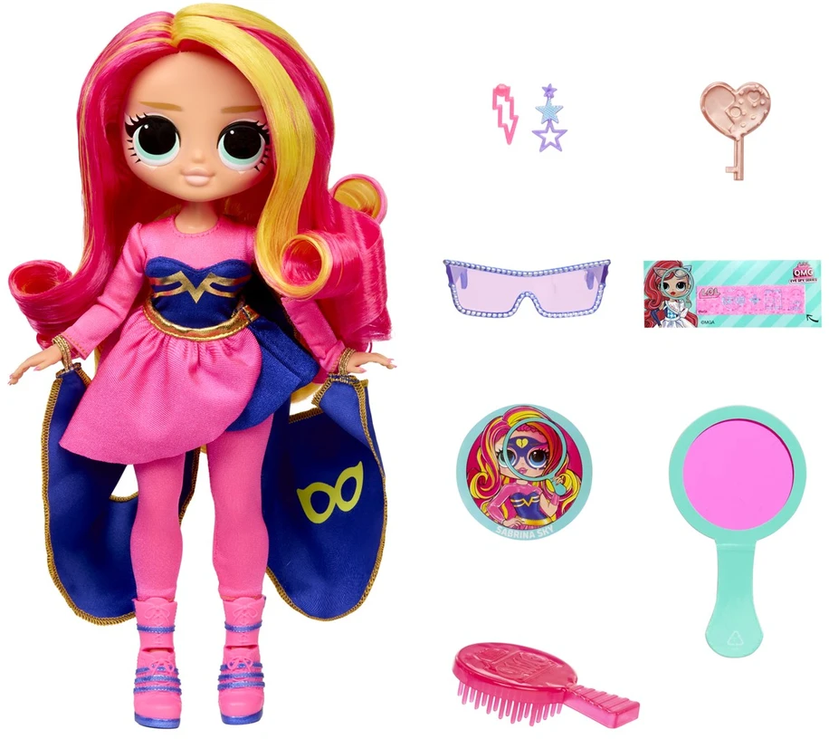 MGA L.O.L. Surprise lėlė OMG Eye Spy Superhero 542667-EUC