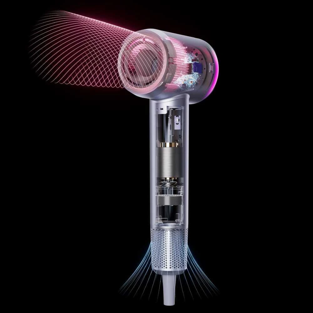 Skyworth Ultrasonic MH18 Plaukų džiovintuvas 1600W, Sidabrinis - plaukų džiovintuvas