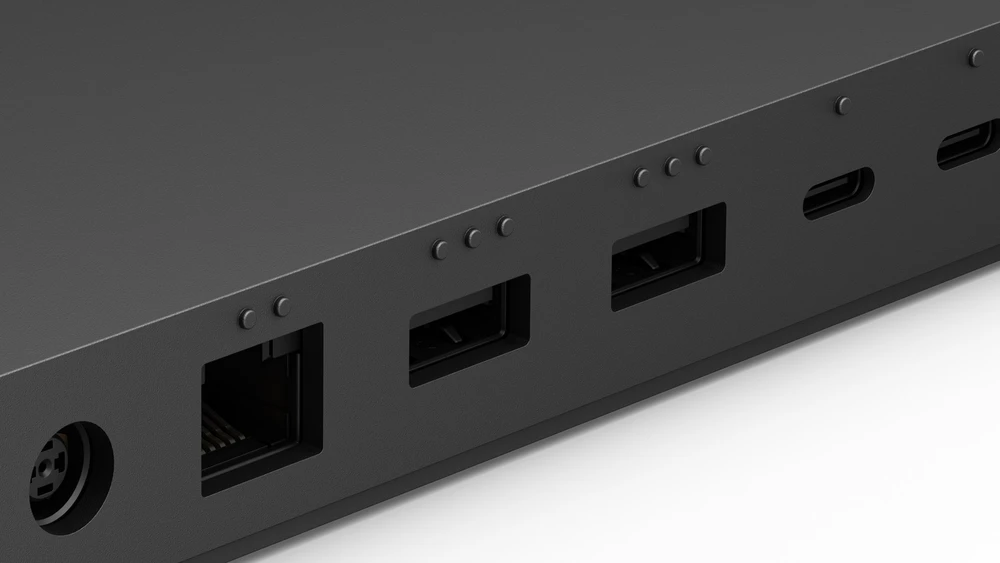 „Microsoft Surface Dock“ – „Thunderbolt 4“.