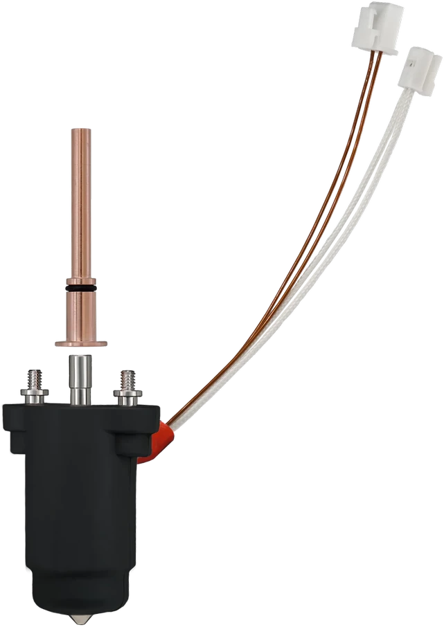 Microswiss Micro Swiss FlowTech™ karšto antgalio galvutė, skirta Creality Ender 3 V3 / Ender 3 V3 Plus 3D spausdintuvams