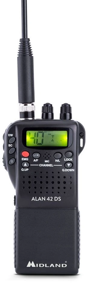Midland Radijas CB ALAN 42DS AM/FM skaitmeninis triukšmo slopintuvas
