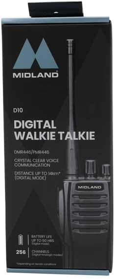 Midland D10 Digitales DMR446 Funkger?t