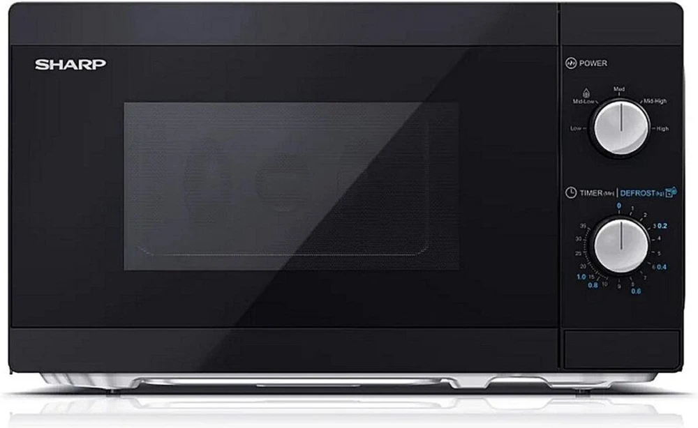 Mikrobangų krosnelė Sharp YC-MS01E-B 20L, 800W, Juoda