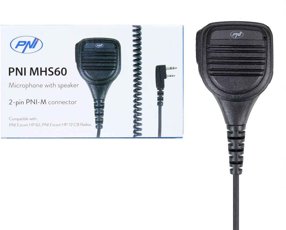 Mikrofonas su PNI MHS60 garsiakalbiu, 2 kontaktų, PNI-M tipo