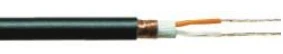 Mikrofoninis laidas 2×0.25mm² OFC, Ø6.0mm, juodas, Tasker