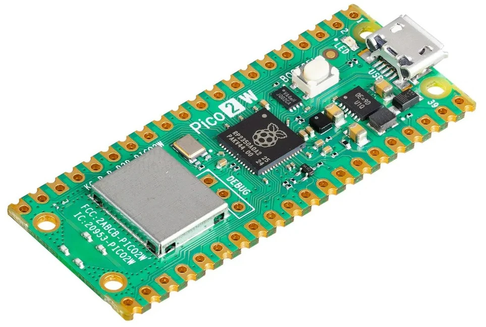 Raspberry Pi Pico 2 W – RP2350 ARM Cortex M33 + CYW43439 – WiFi / Bluetooth