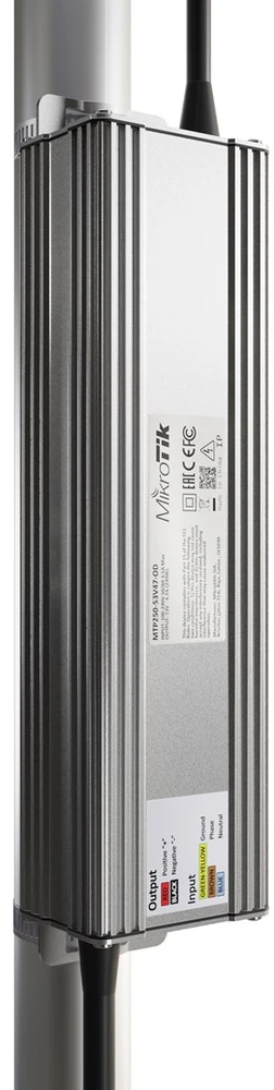 Mikrotik MTP250-53V47-OD maitinimo adapteris / inverteris Lauke 250 W Cinkas