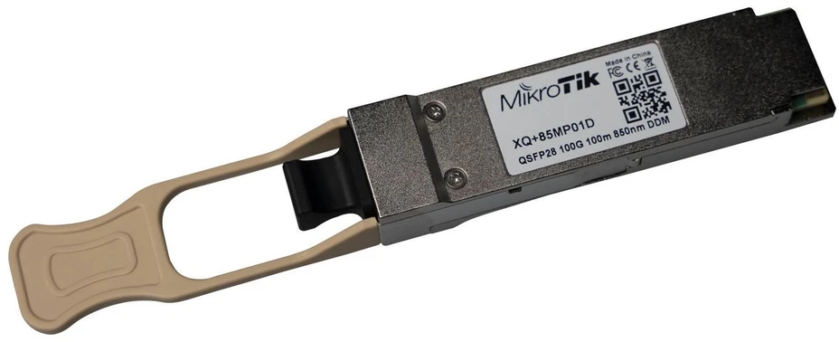 Mikrotik XQ+85MP01D tinklo siųstuvų-imtuvų modulis Optinis pluoštas 100000 Mbit/ai QSFP28 850 nm
