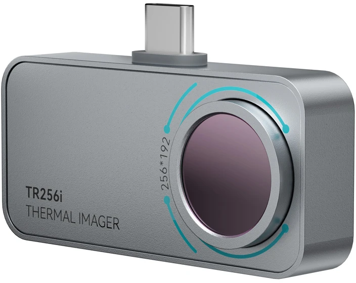 Termovizorinė Kamera - Mileseey TR256i 256×192 Rezoliucija, -15°C iki 600°C, USB-C, Juoda