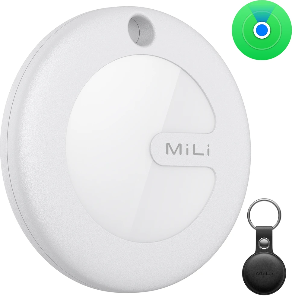 MiLi GPS Bluetooth MiTag sekiklis HD-P16 (tik) + raktų pakabukas juodas