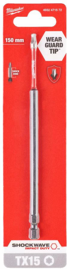 Milwaukee Accessories MILWAUKEE antgalis T15 x150mm/ 1vnt. ShW
