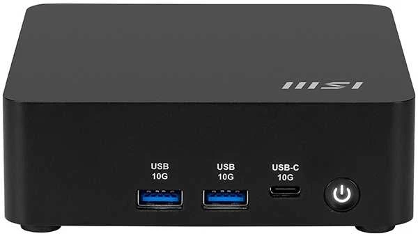 Mini desktop MSI Cubi NUC AI 1UMG-073BEU barebone Core Ultra 7 / Wi-Fi 6E + BT / 2×2.5Gbps (juodas)