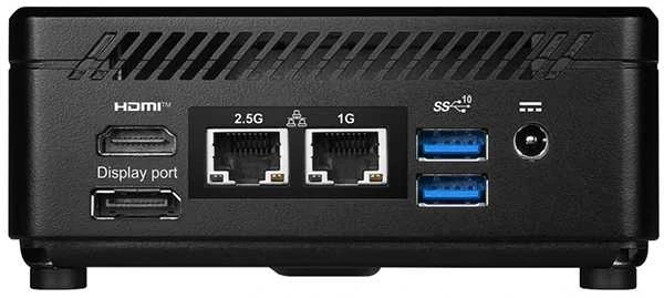 Mini desktop PC MSI Cubi 5 12M-407BEU barebone i3 / WiFi 6E + BT 5.3 / 1Gbps + 2.5Gbps / juodos spalvos