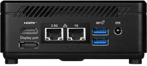 Mini desktop PC MSI Cubi 5 1M-438BEU / Core 5 / 8GB DDR5 / 512GB SSD / WiFi 6E + BT 5.3 / 1×2.5Gbps + 1x1Gbps Windows 11 Home ( juodas )