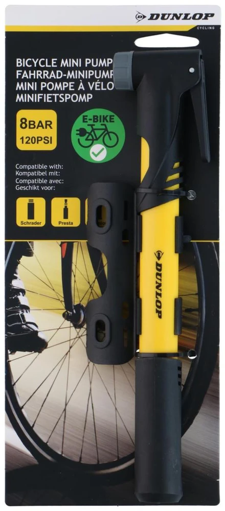 MINI DVIRAČIO POMPA 120psi (8bar) DUNLOP GELTONA 434315