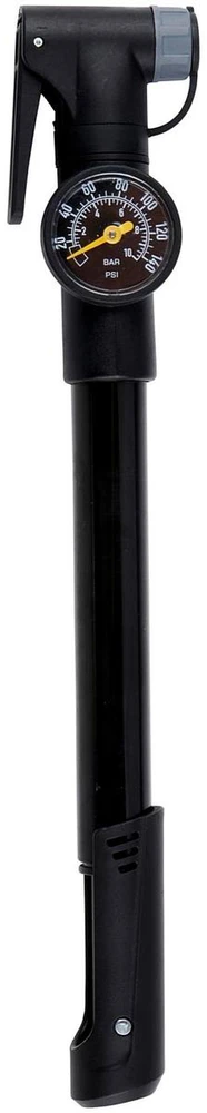 MINI DVIRAČIO POMPA SU MANOMETRU 120psi (8bar) JUODA DUNLOP 434285