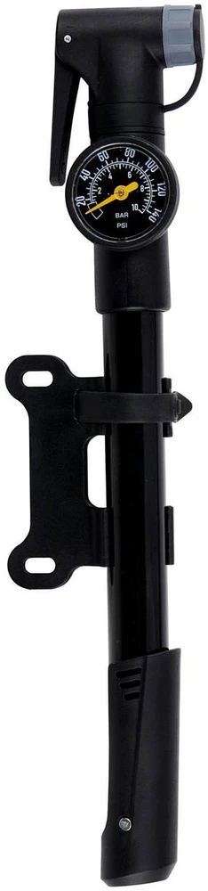 MINI DVIRAČIO POMPA SU MANOMETRU 120psi (8bar) JUODA DUNLOP 434285