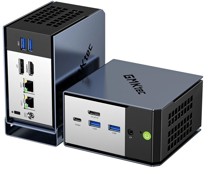 Mini kompiuteris GMKtec EVO-X1 - AMD Ryzen AI 9 HX 370 - 32 GB RAM + 1 TB SSD WIN 11 Pro