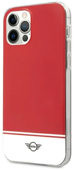 Mini Morris Mini MIHCP12MPCUBIRE Apple iPhone 12/12 Pro6,1″ red kietas dėklas Stripe Collection