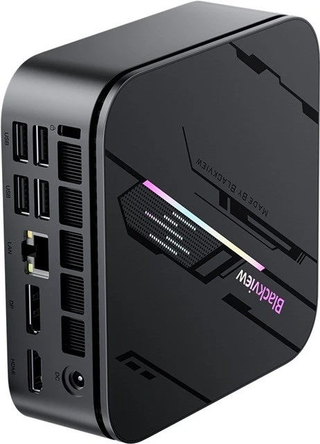 Mini kompiuteris Blackview MP100 Pro i5-12450H/16GB/1TB/W11 Pro juodas