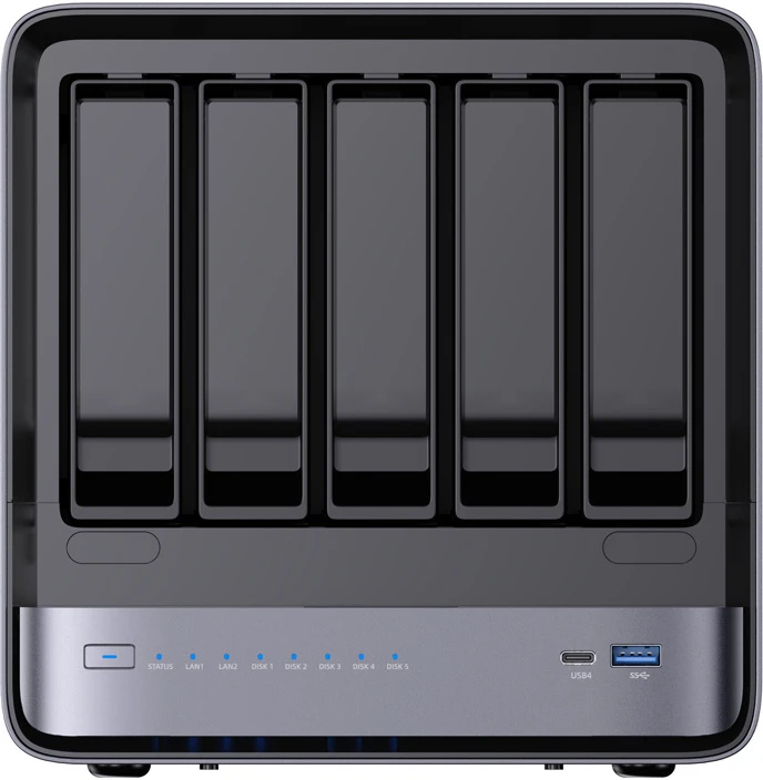 MINI-PC Minis Forum NAS N5 Pro AMD Ryzen AI 9 HX Pro 370, 32GB+128GB O