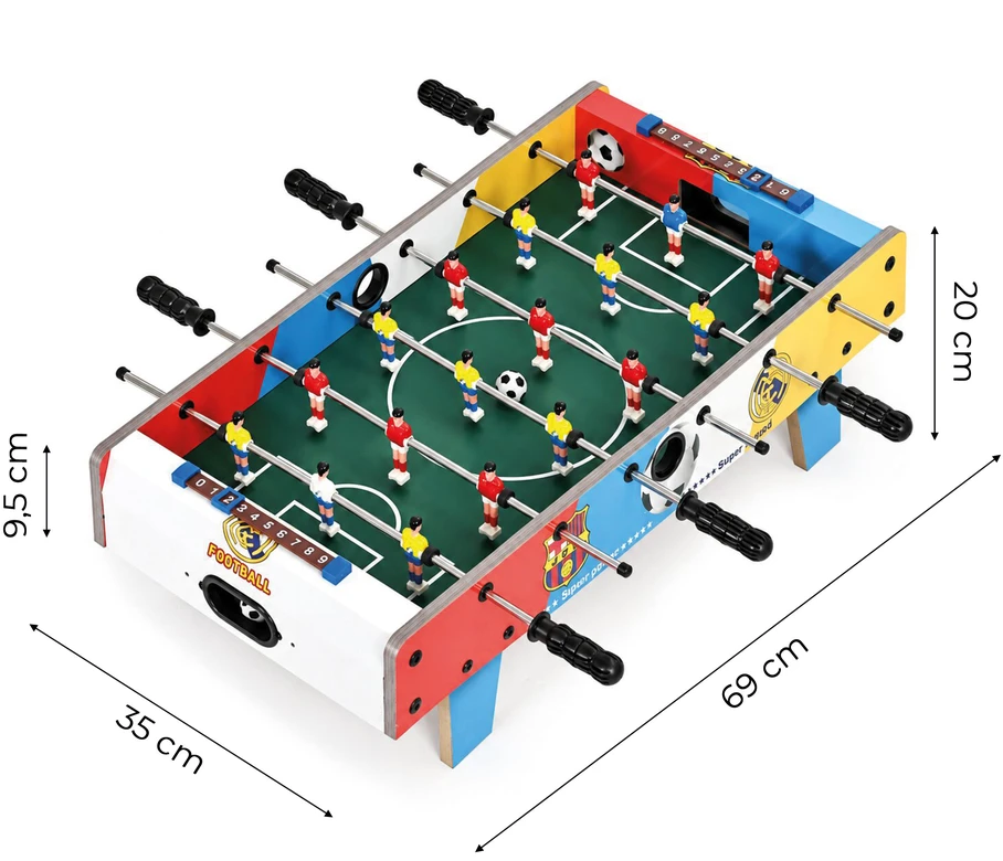 Mini stalo futbolas 70×35 cm stalo futbolo žaidimas vaikams ECOTOYS