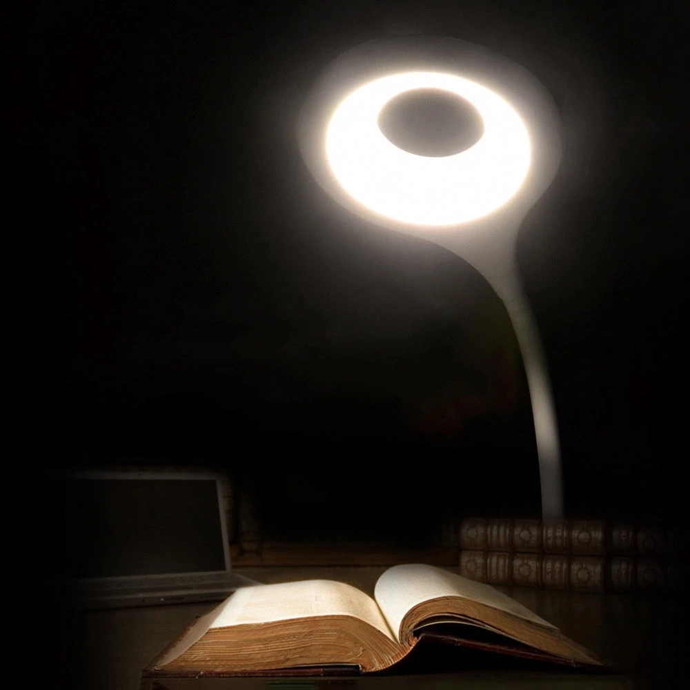 „Mini Wozinsky“ belaidė LED skaitymo lempa su segtuku + USB-C laidu – „Baltas“