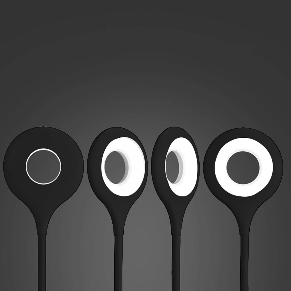 Mini Wozinsky belaidė LED skaitymo lempa su segtuku + USB-C laidas – Juodas