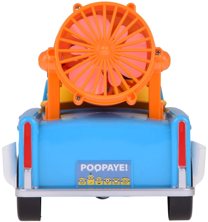 Anek Minions Minionai veiksme! Interaktyvus automobilis, kuris vairuoja, kalba, šviečia ir pučia orą ZA5940