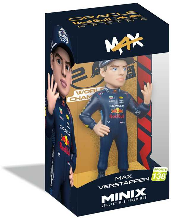 MINIX F1 Raudonas BULL - MAX VERSTAPPEN 4-ASIS PASAULIO ČEMPIONAS