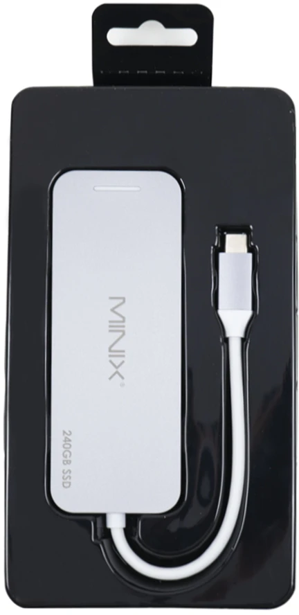 Minix NEO-S2GR USB-C mini jungties adapteris su 240 GB kietuoju disku (SSD), HDMI, USB Type-C, 2 x USB3.0