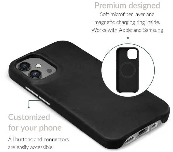MIO Mobilize Magsafe Compatible Premium Odinis dėklas Apple iPhone 17 Pro Juodas