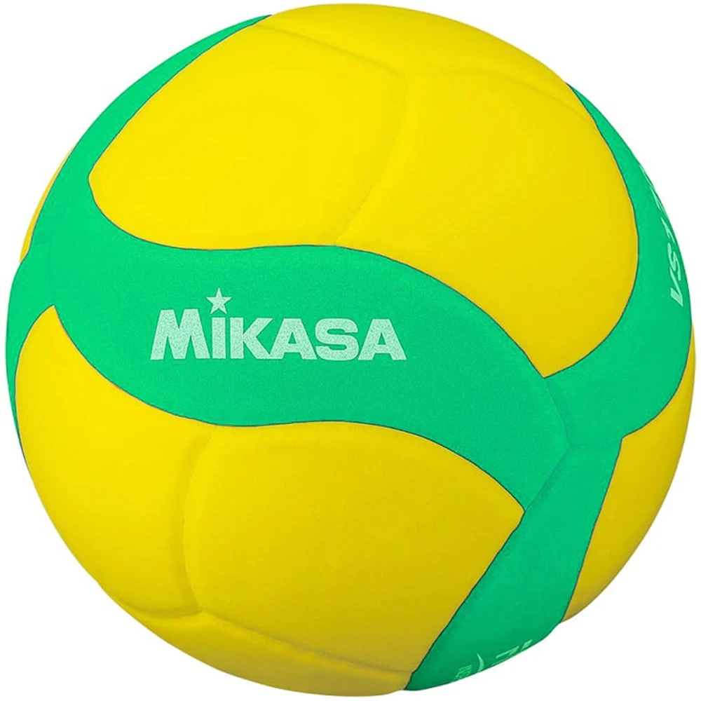 MKA Mikasa VS160W geltonai žalias tinklinio kamuolys 4 dydžio