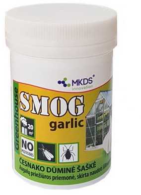 Mkds Dūminė šaškė šiltnamiams SMOG Garlic, 30 g