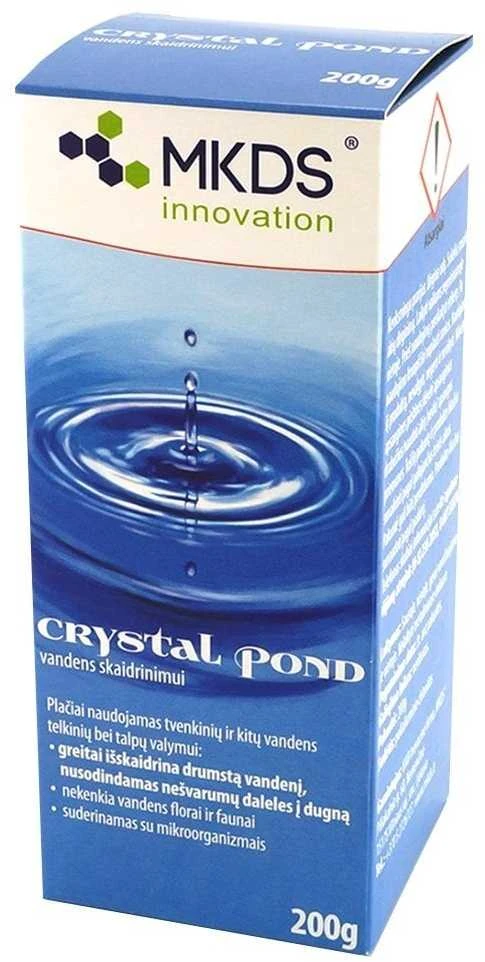 Mkds Vandens skaidrinimo bioproduktas CRYSTAL POND, 200 g