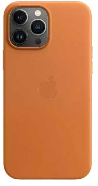 Apple iPhone 13 Pro Max Odinis dėklas su MagSafe, Rudas (Golden Brown)