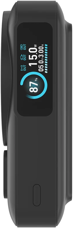 Nezatříděno Mobile Origin 10000 mAh Qi2 TFT Ekranas Semi-solid PowerBank PB19 – USB-C Cable Juodas