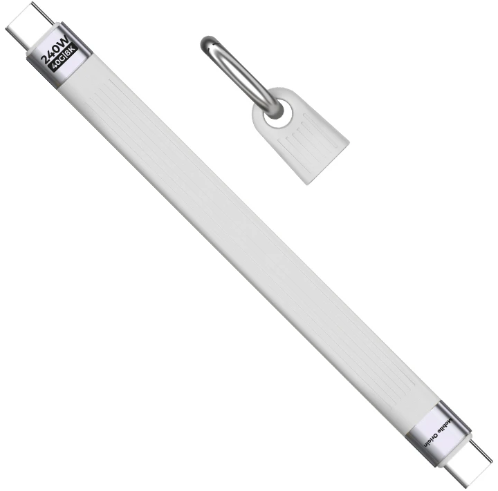Mobile Origin 240W 40Gbps 8K USB-C Keychain Cable CB17 Baltas
