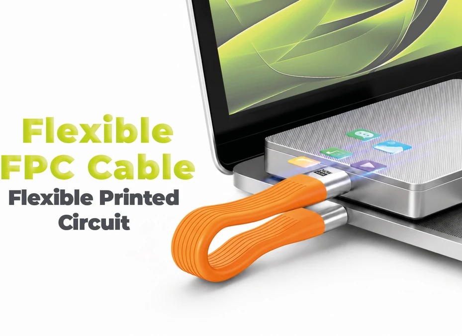 Mobile Origin 240W 40Gbps 8K USB-C Keychain Cable CB17 Oranžinis