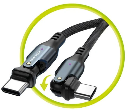Mobile Origin 240W besisukantis USB-C–USB-C laidas CB3