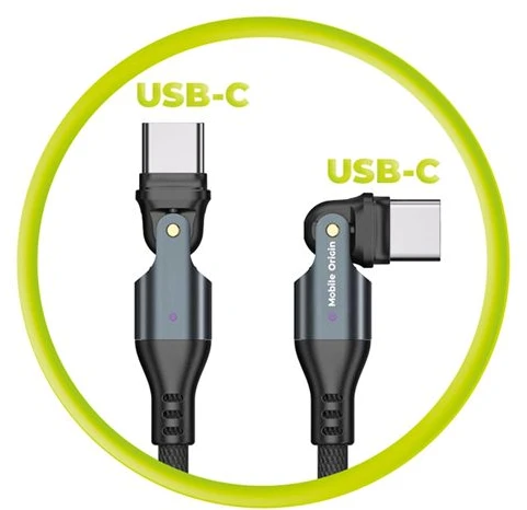 Mobile Origin 240W besisukantis USB-C–USB-C laidas CB3