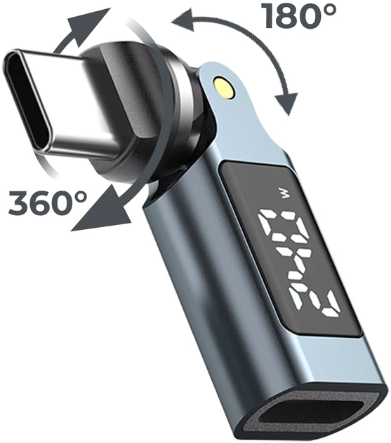 Mobile Origin 240W Ekranas USB-C Rotation 540° Adapteris CB15