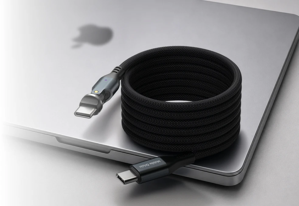 Mobile Origin 240W Magnetic 540° Rotating USB-C to USB-C Cable 1 m CB14