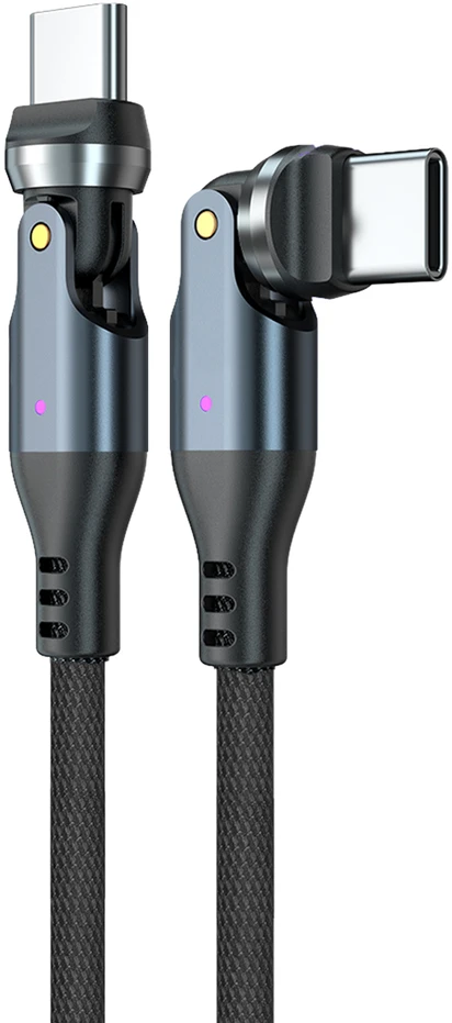 „Mobile Origin“ 240 W besisukantis laidas, 540° USB-C į USB-C, 1 m, CB12